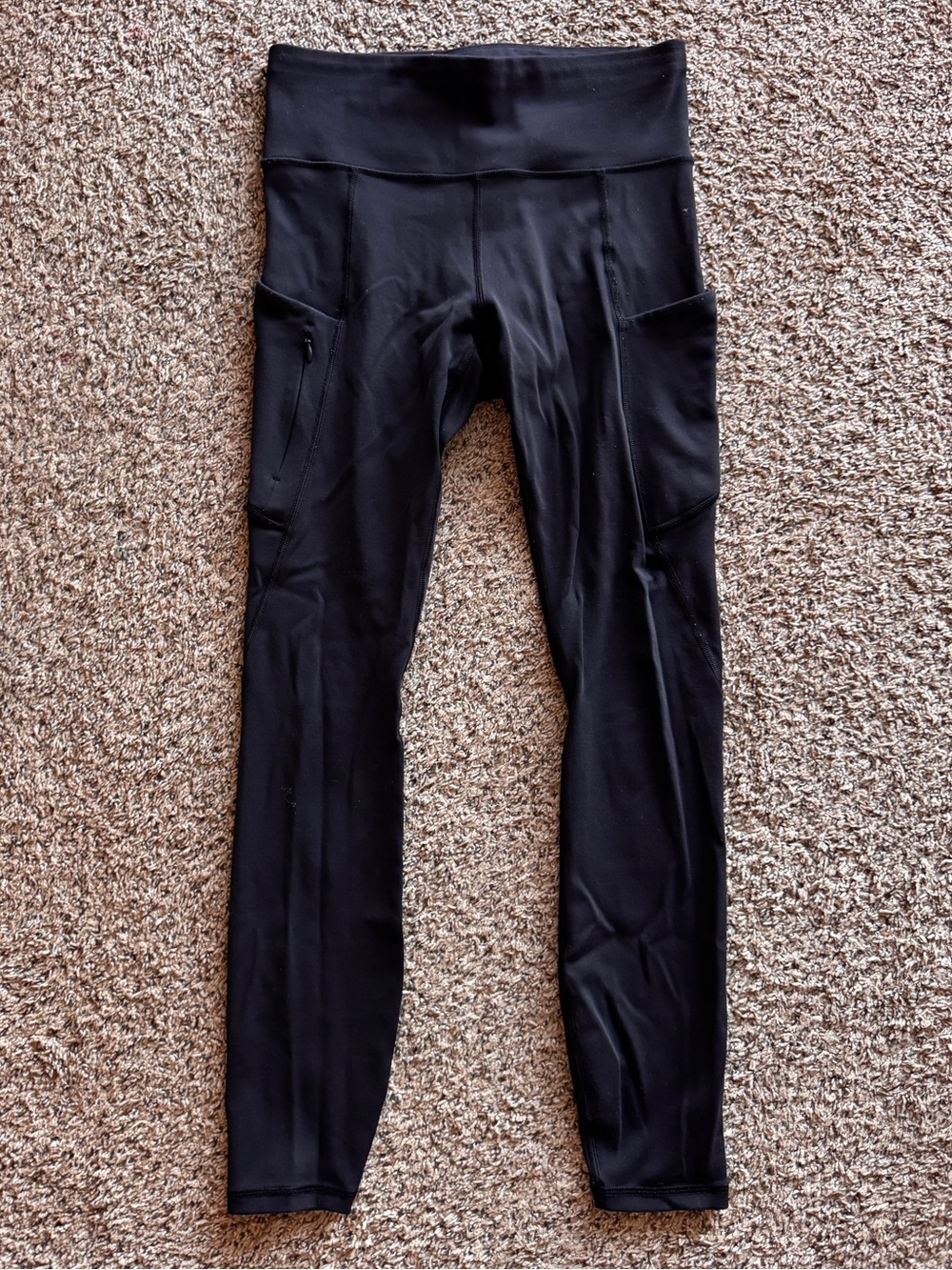 Athleta Black Leggings Pockets Basic Workout Gear Womens Small RN54023